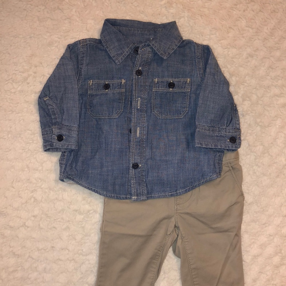 3/$24 Baby Boy Gap 2 piece outfit 3-6 months